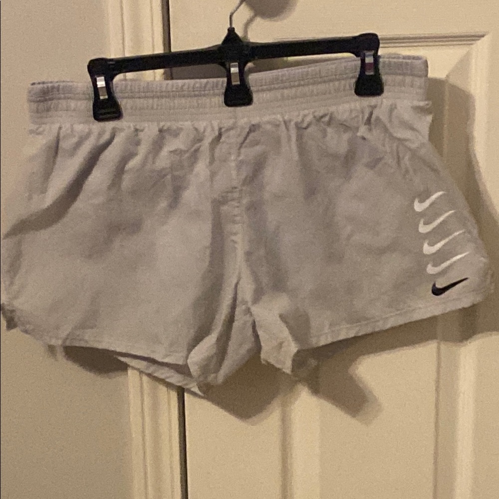 Nike Gray Athletic Shorts Lightweight Performance